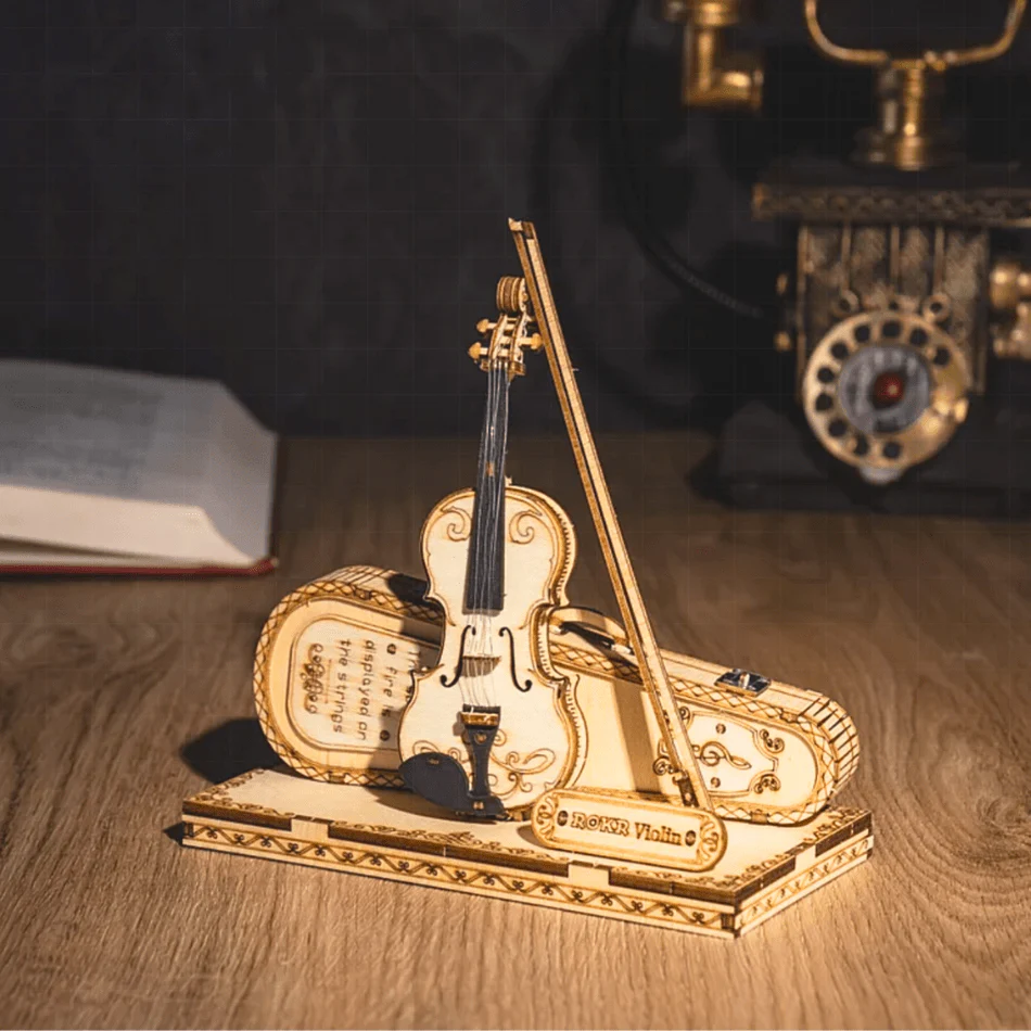 Violin Capriccio Model 3D Puzzle
