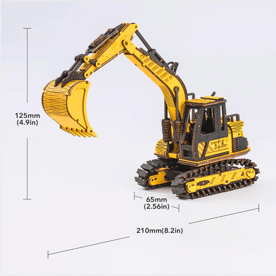 Excavator Engineering Vehicle 3D Puzzle