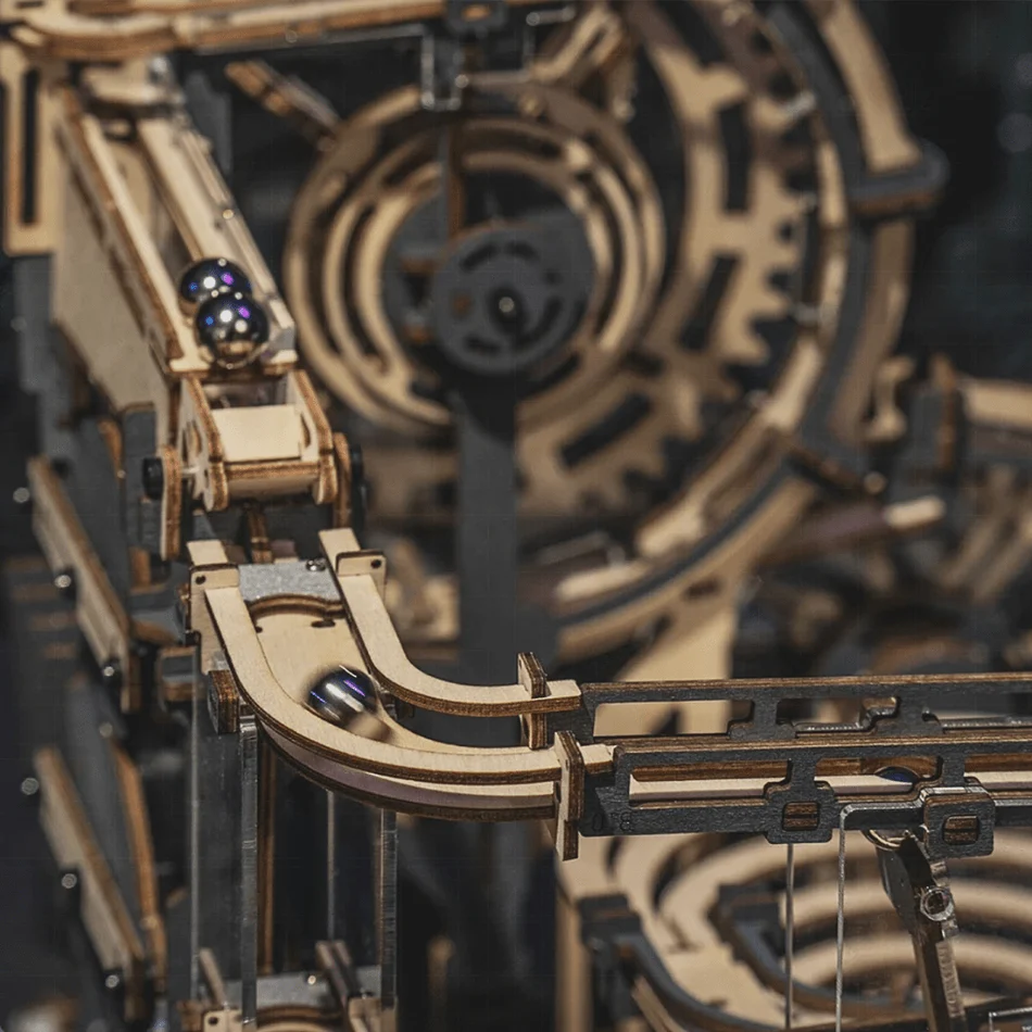 Marble Night City - Marble Run 3D Puzzle