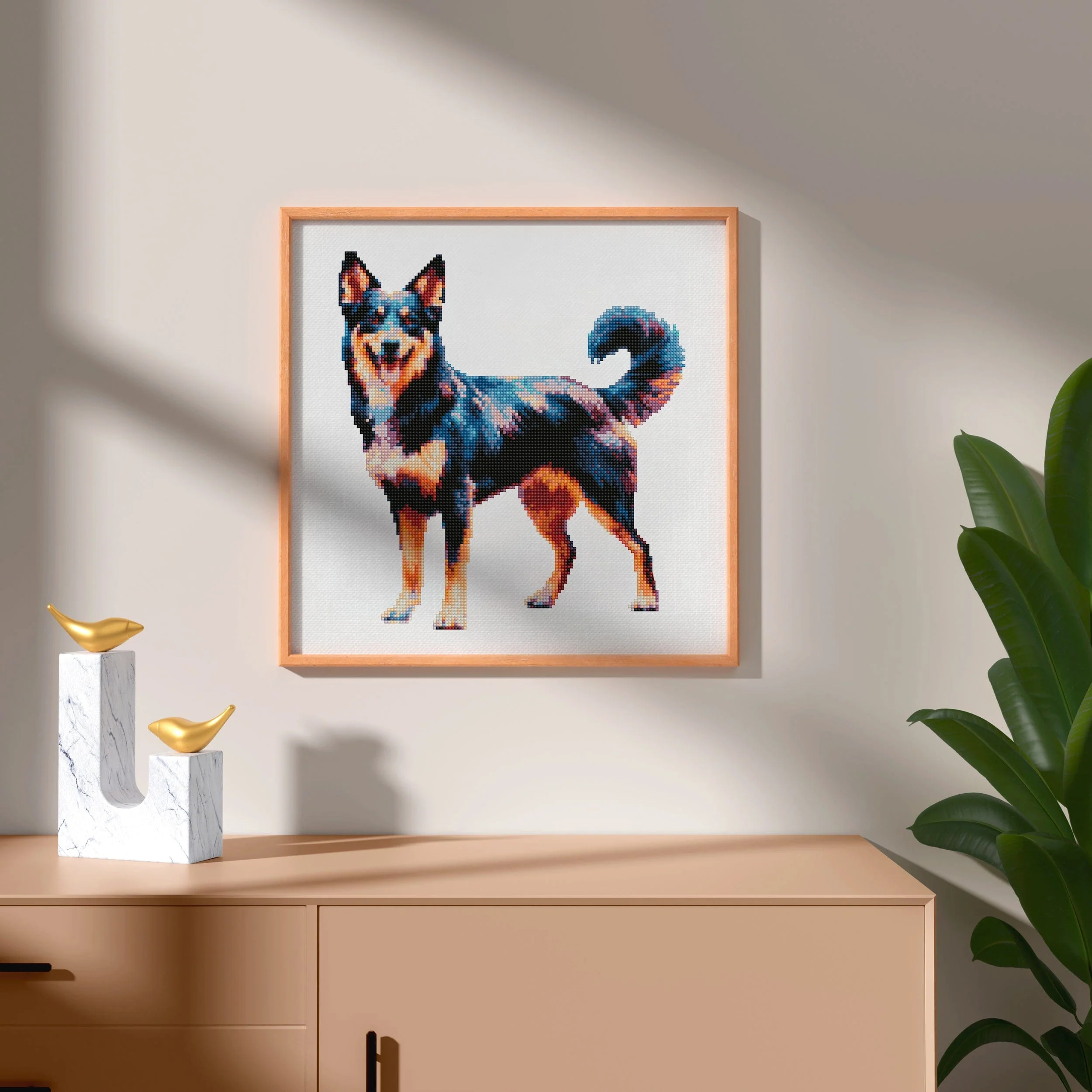 Australian Kelpie Dog - Diamond Painting Kit