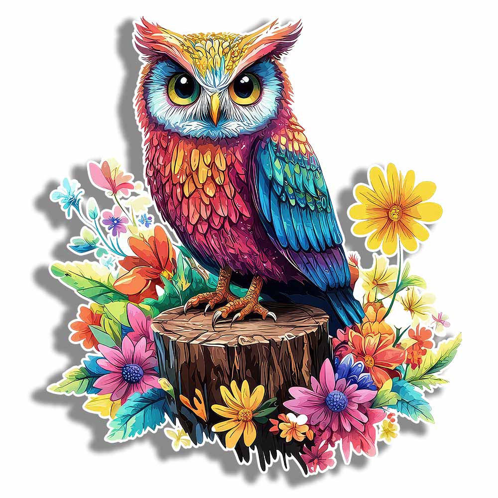 Floral Owl - Jigsaw Puzzle