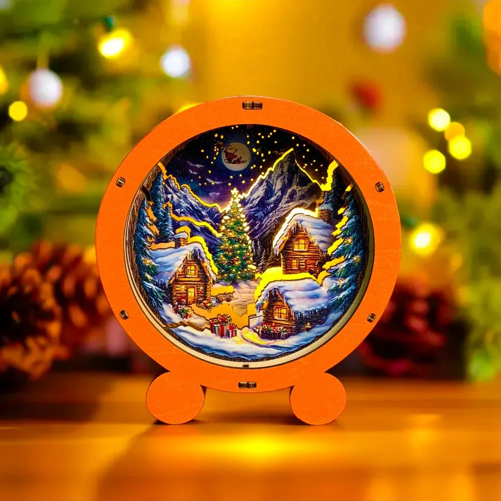Christmas Village - 3D Puzzle Night Lamp
