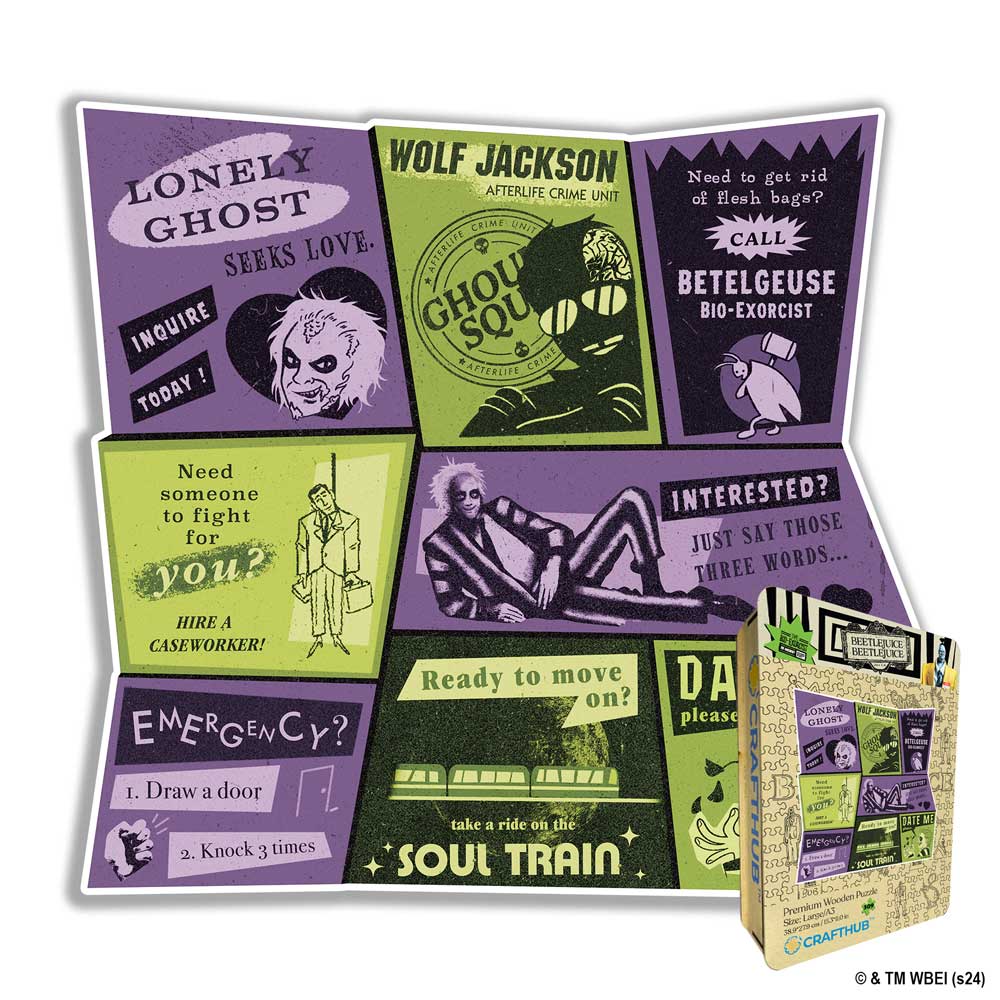 Lonely Ghost - Wooden Jigsaw Puzzle