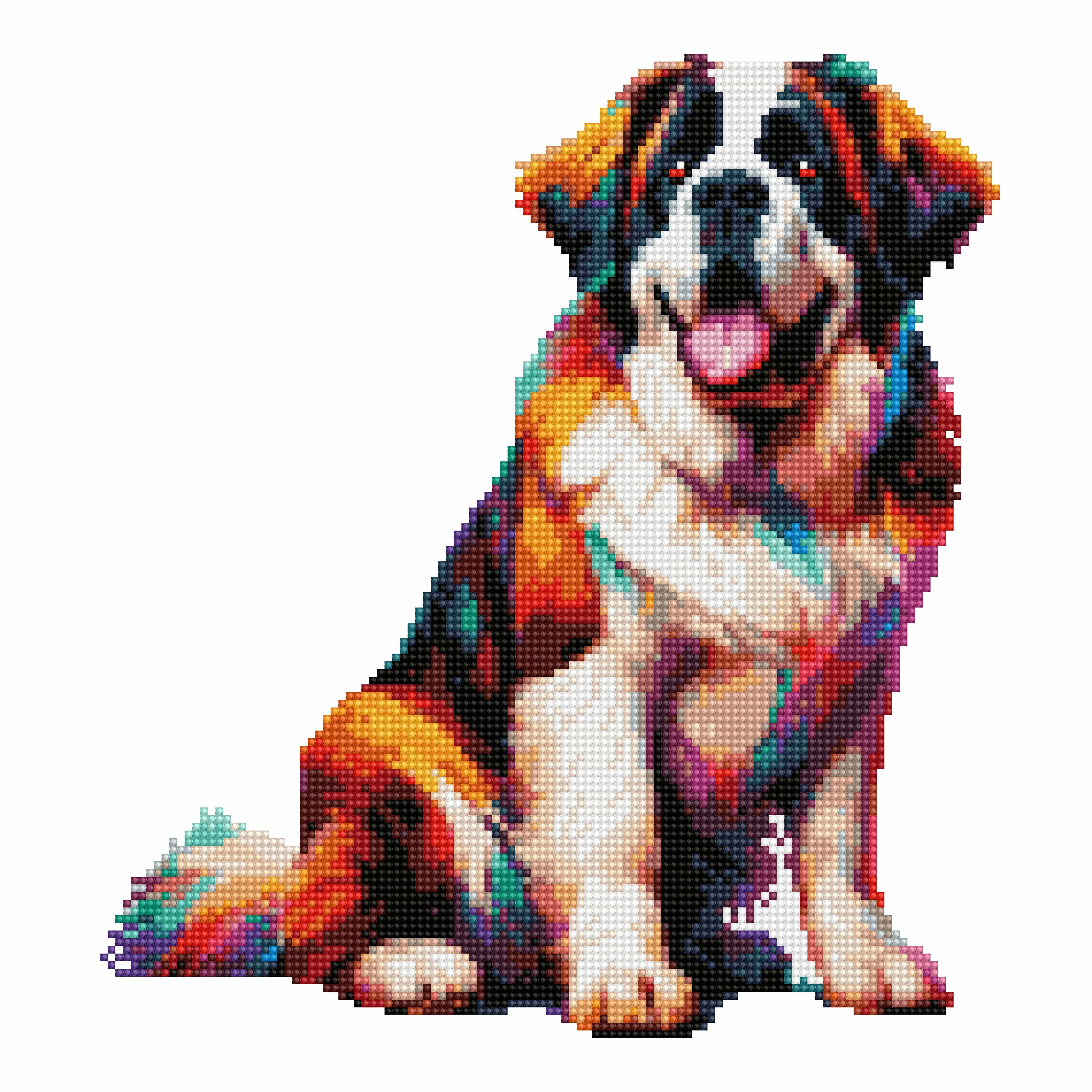 Saint Bernard Dog - Diamond Painting Kit