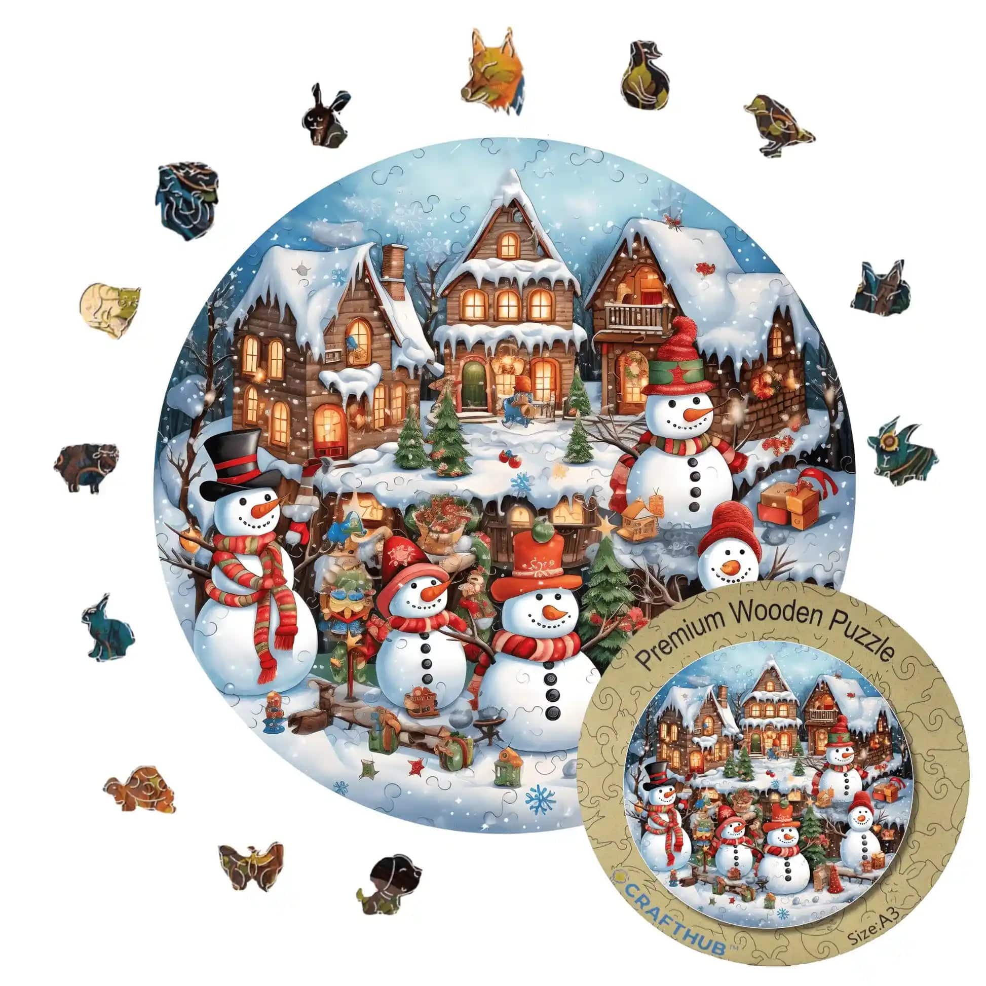 Snowmen - Jigsaw Puzzle