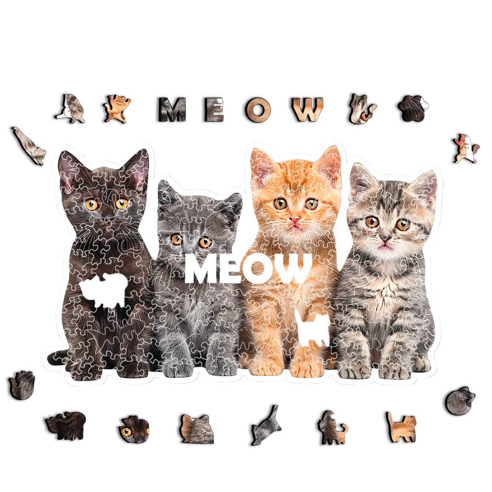 Four Kittens - Jigsaw Puzzle
