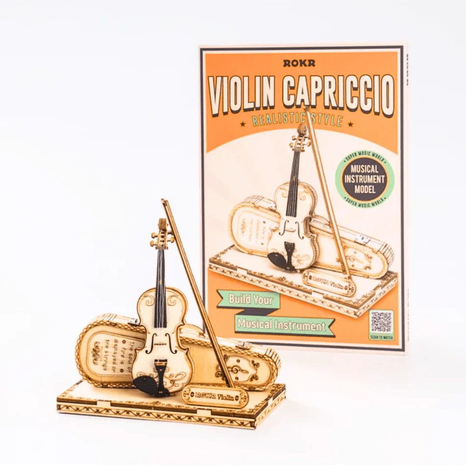 Violin Capriccio Model 3D Puzzle