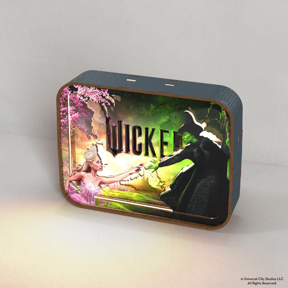 Wicked - 3D DIY Wooden Puzzle Night Lamp