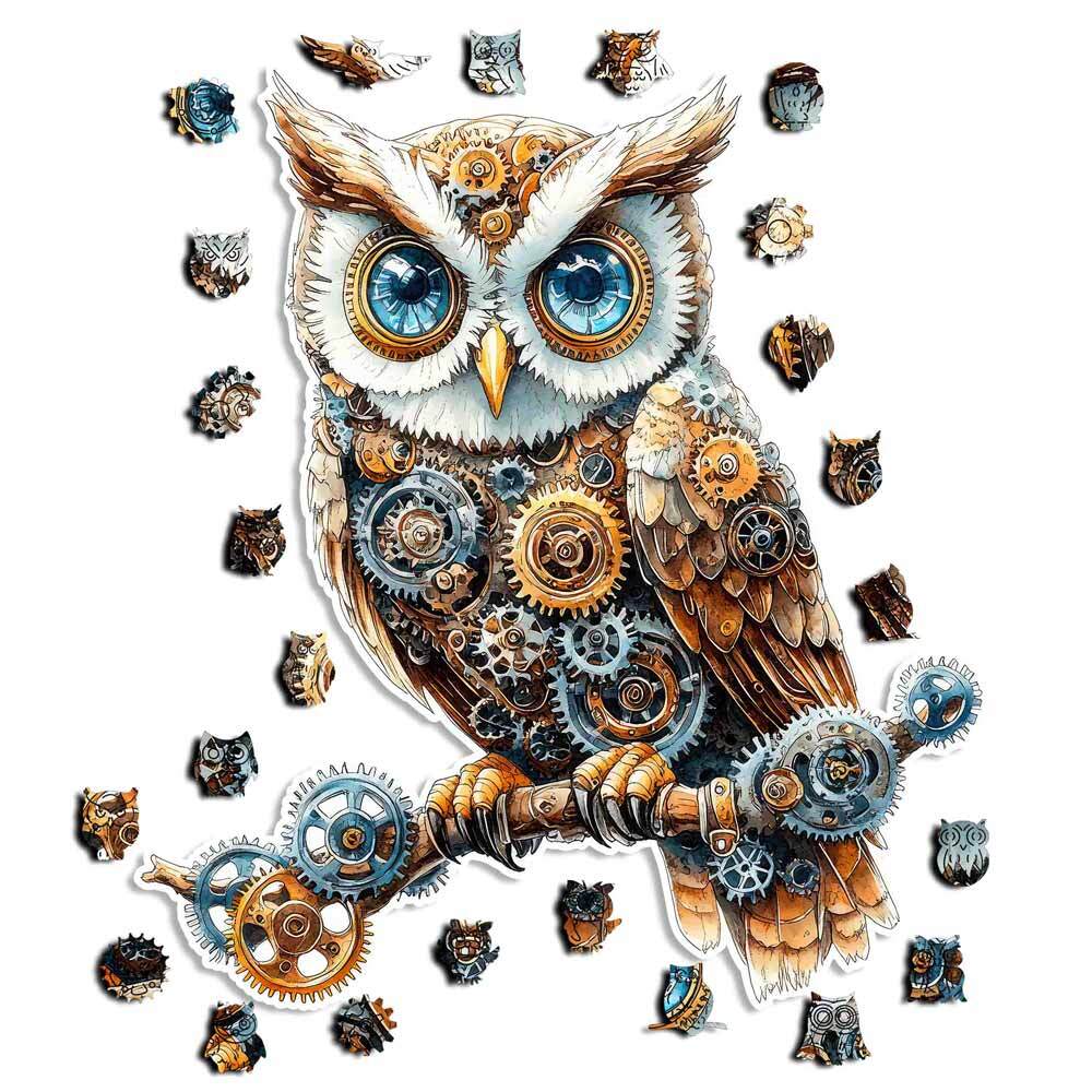 Steampunk Owl - Jigsaw Puzzle
