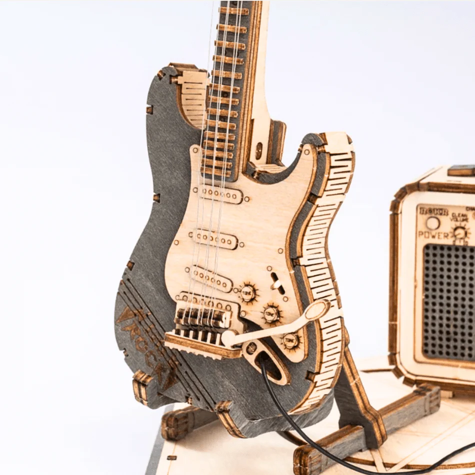 Electric Guitar Model 3D Puzzle