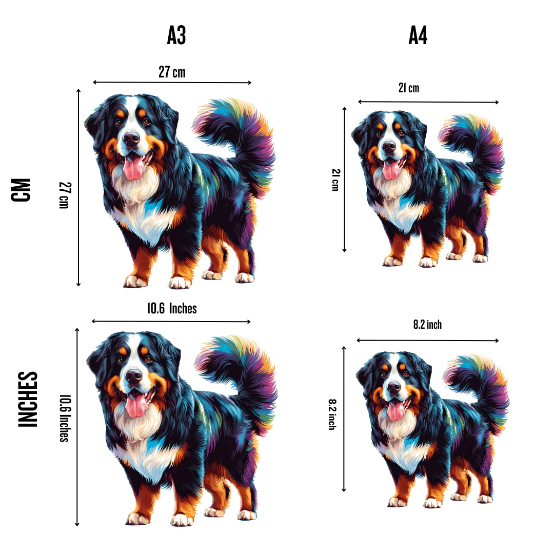 Bernese Mountain Dog - Jigsaw Puzzle