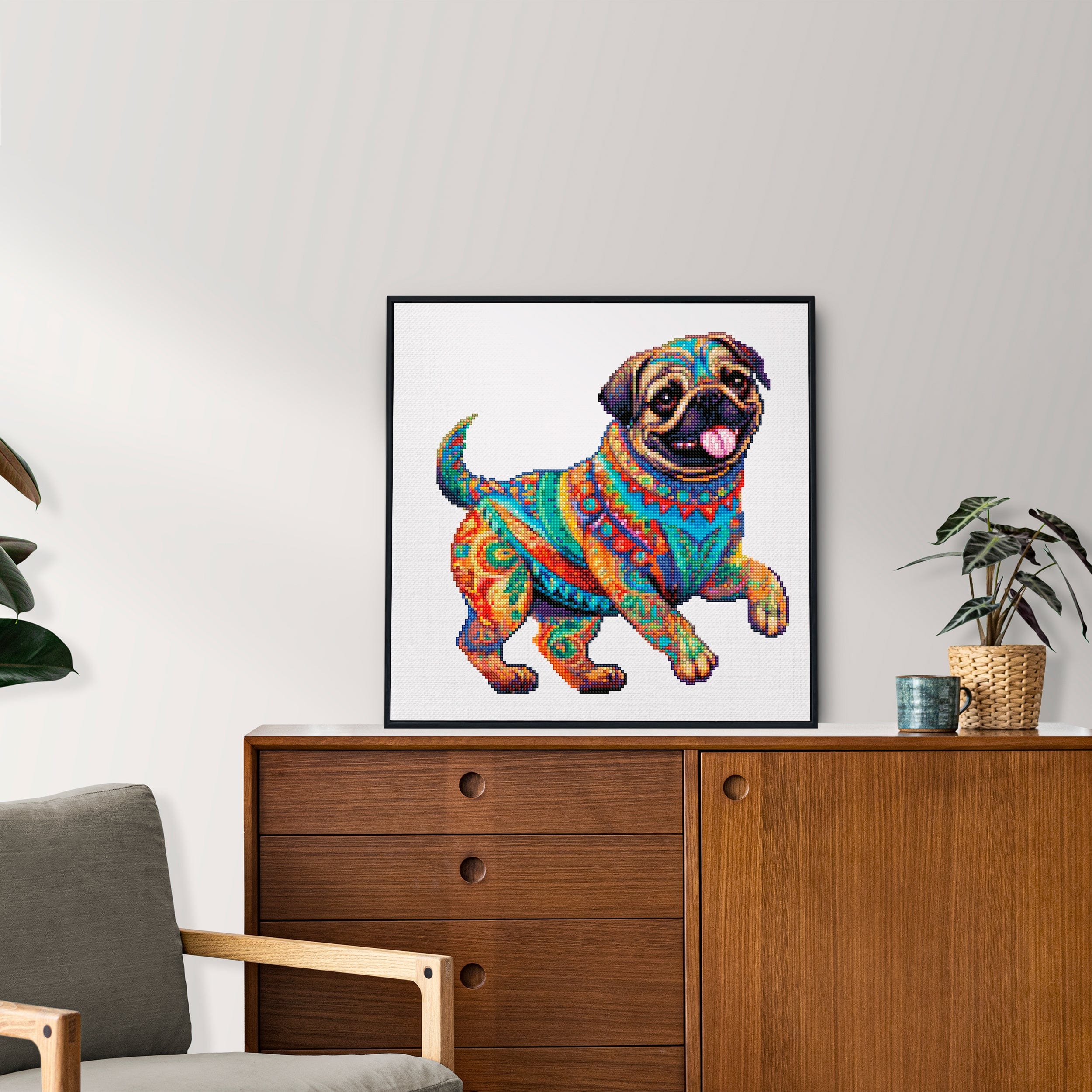 Pug Dog - Diamond Painting Kit