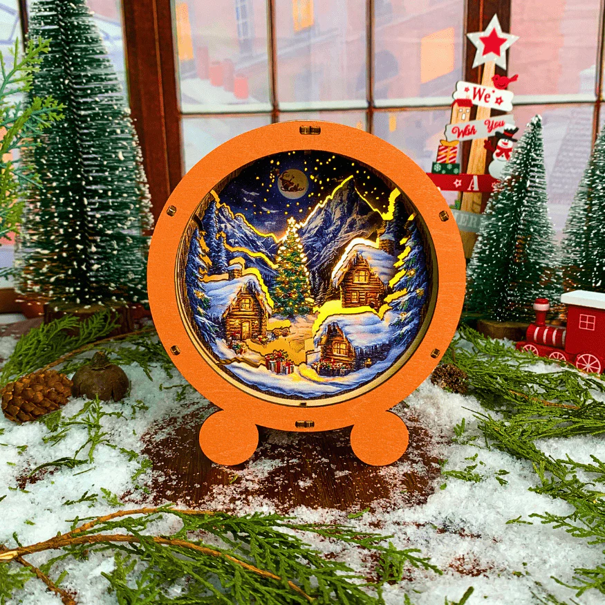 Christmas Village - 3D Puzzle Night Lamp