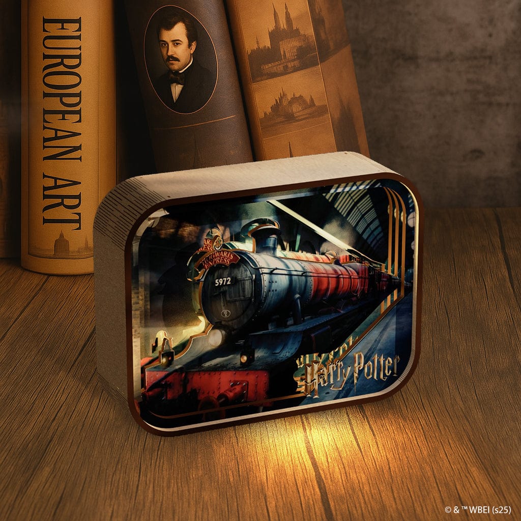 Hogwarts Express - 3D DIY Wooden Puzzle Night Lamp