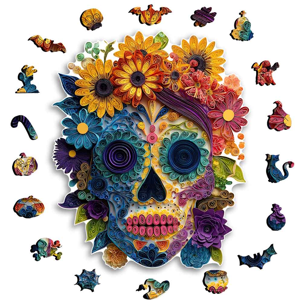 Petal Skull - Jigsaw Puzzle