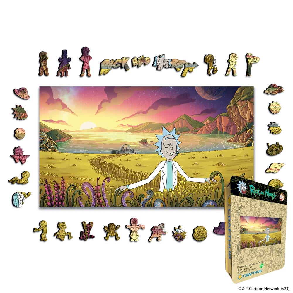 Rick and Morty Another Planet - Wooden Jigsaw Puzzle