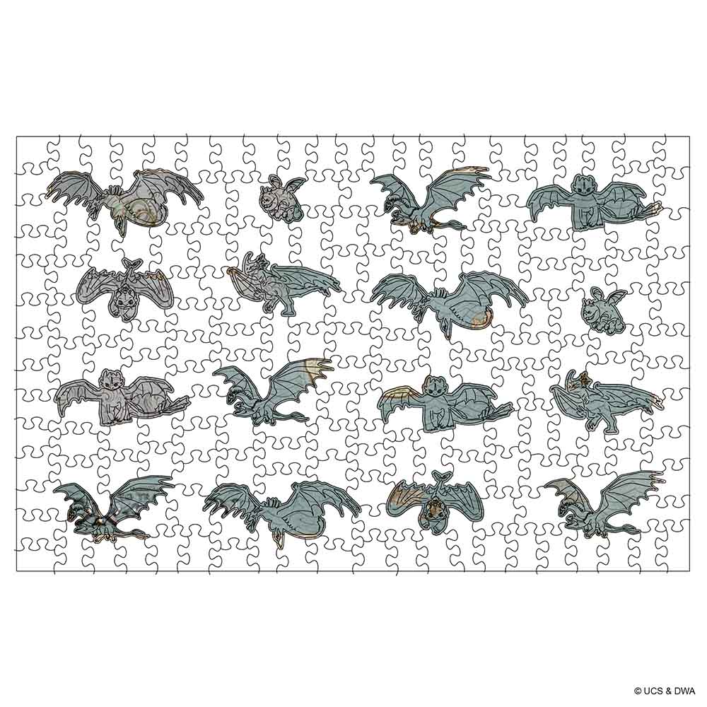 Map of Berk and the Dragon Isles - Wooden Jigsaw Puzzle