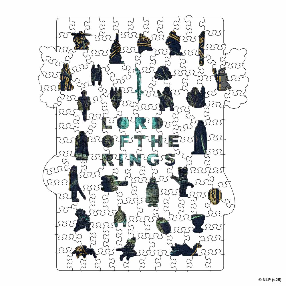 Speak Friend and Enter - Wooden Jigsaw Puzzle