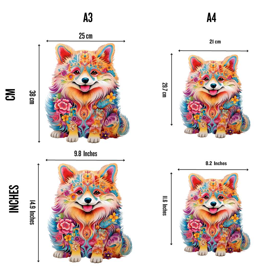 Pomeranian Dog - Jigsaw Puzzle