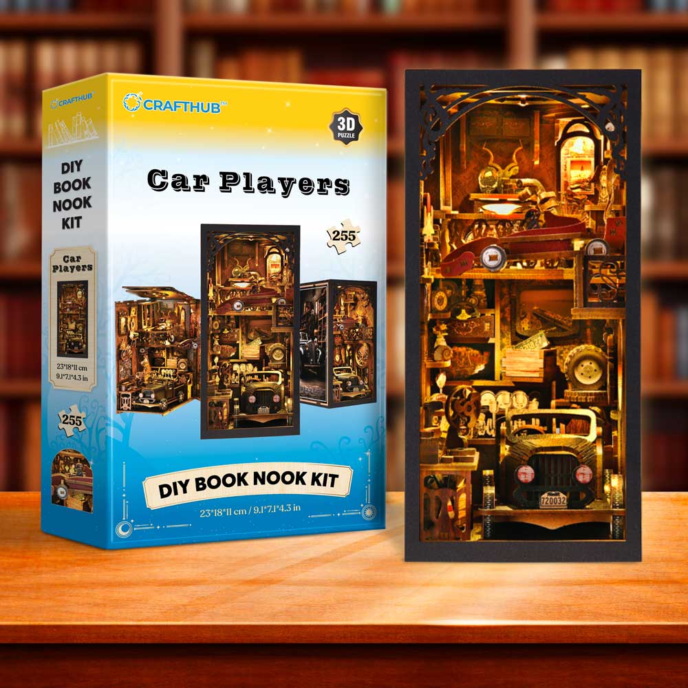 Car Players - DIY Book Nook Kit
