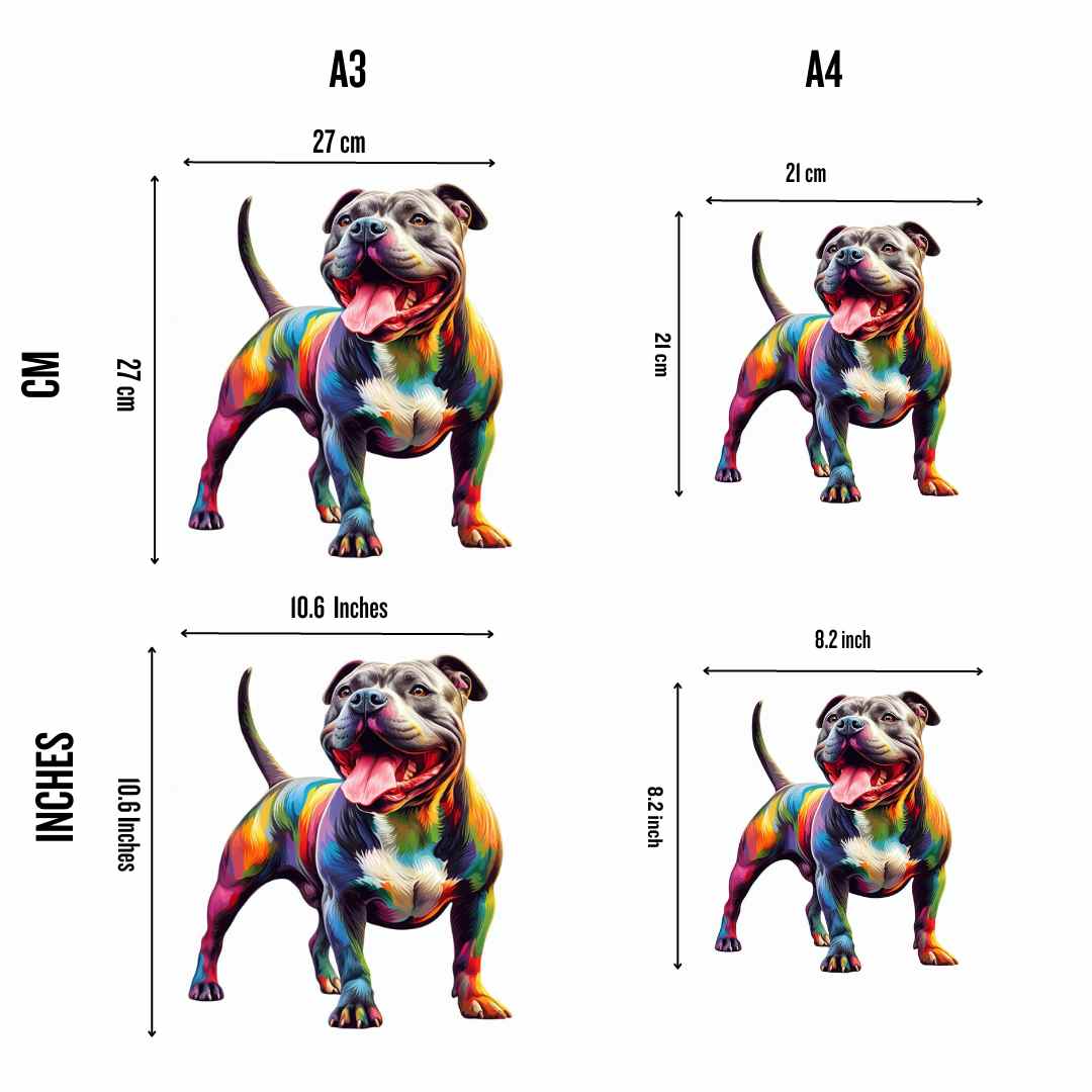 Pitbull Dog - Jigsaw Puzzle