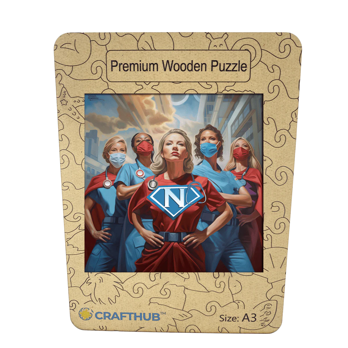 Nurses Are Superheroes - Jigsaw Puzzle