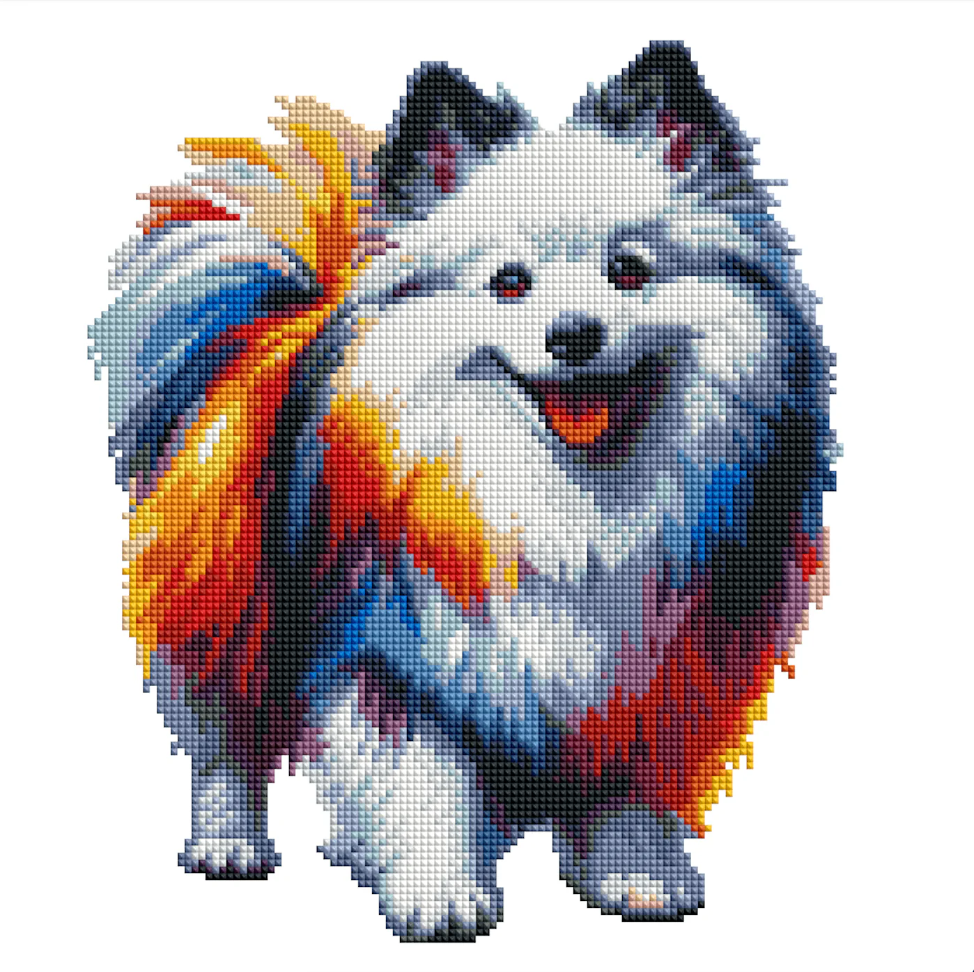 American Eskimo Dog - Diamond Painting Kit