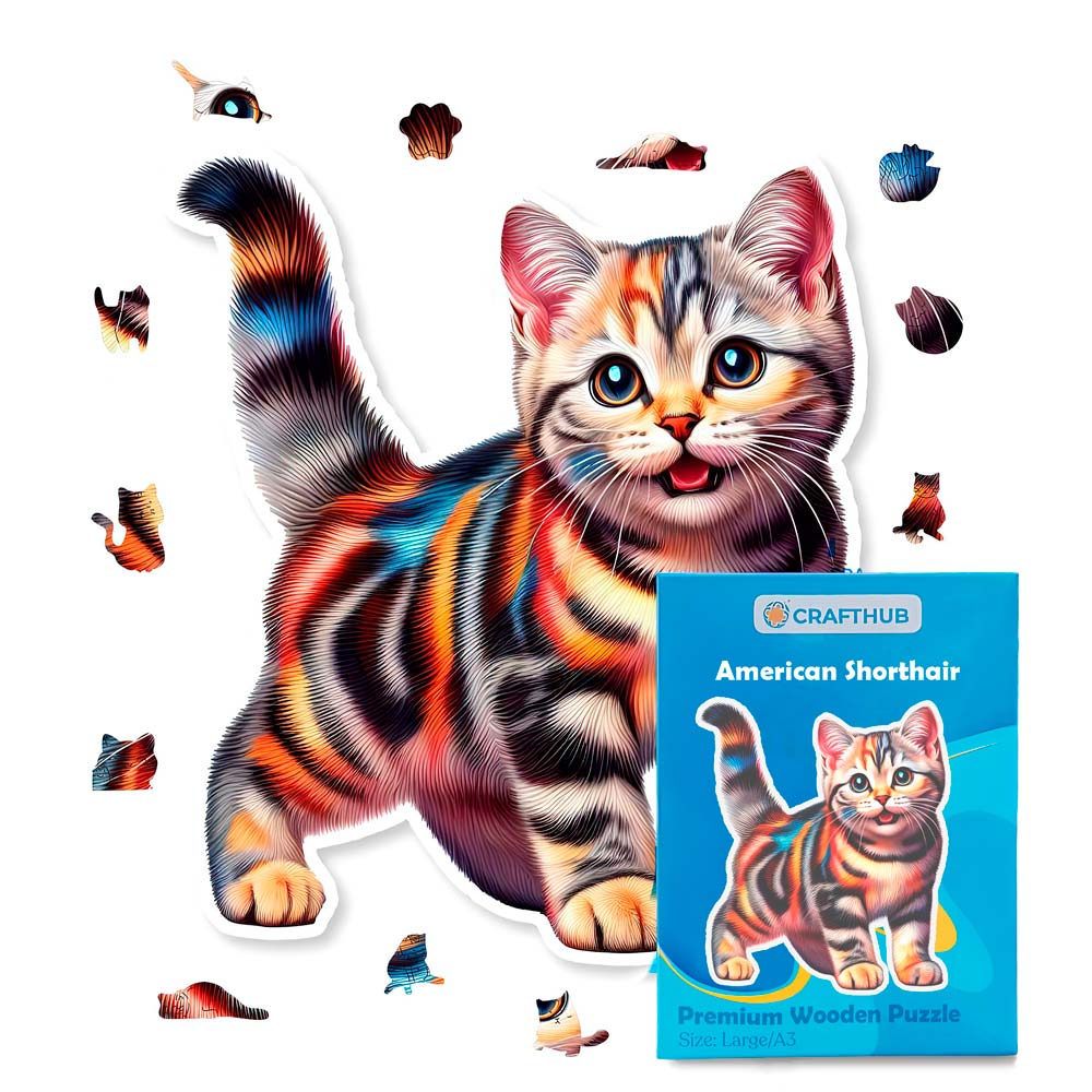 American Shorthair Cat - Jigsaw Puzzle