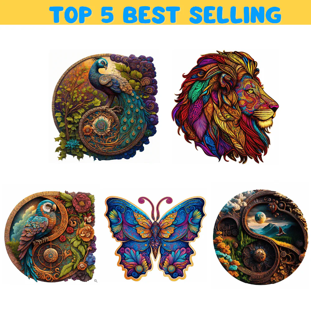 TOP 5 BEST SELLING Wooden Jigsaw Puzzles