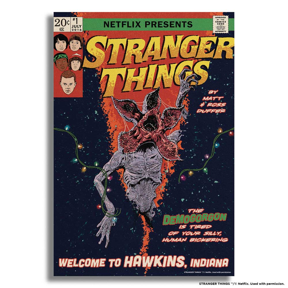 Welcome to Hawkins, Indiana - Wooden Jigsaw Puzzle