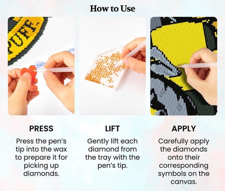 Hufflepuff Crest - Diamond Painting Kit