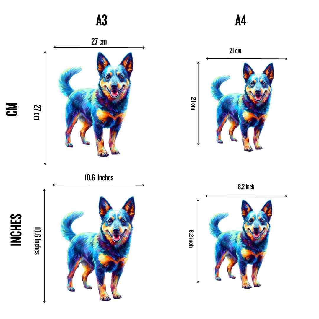 Blue Heeler/Australian Cattle Dog - Jigsaw Puzzle