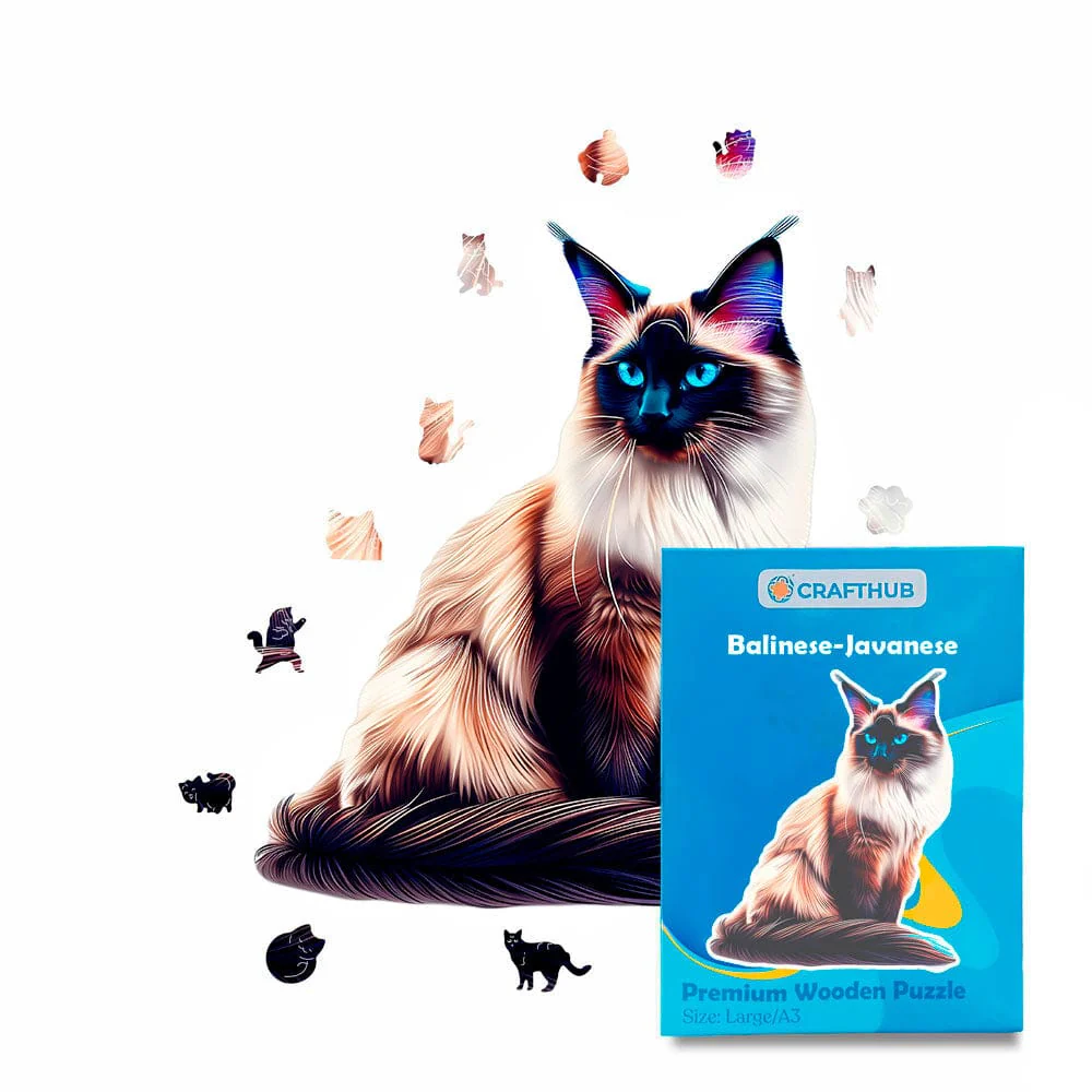 Balinese Javanese Cat - Jigsaw Puzzle