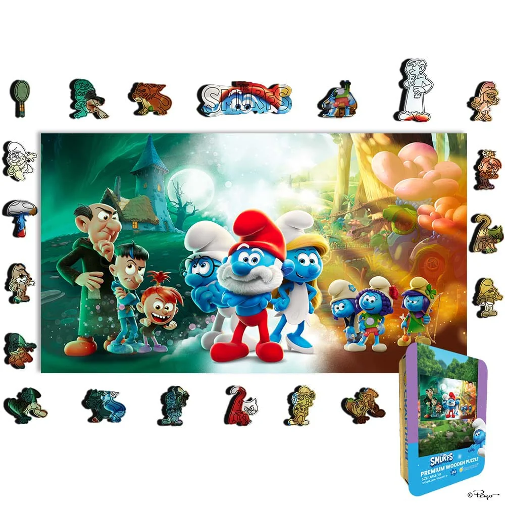The Smurfs - Wooden Jigsaw Puzzle