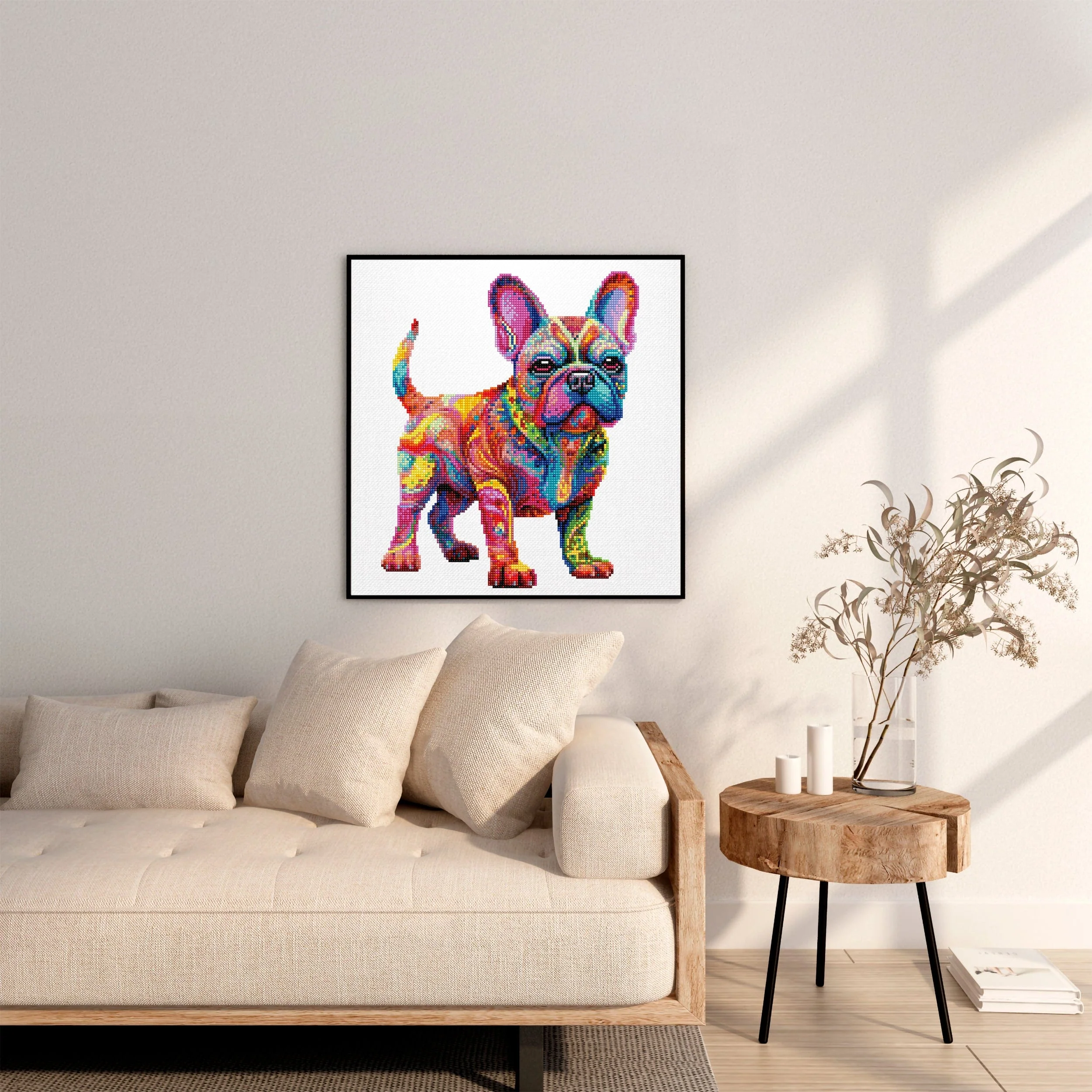 French Bulldog / Frenchie - Diamond Painting Kit