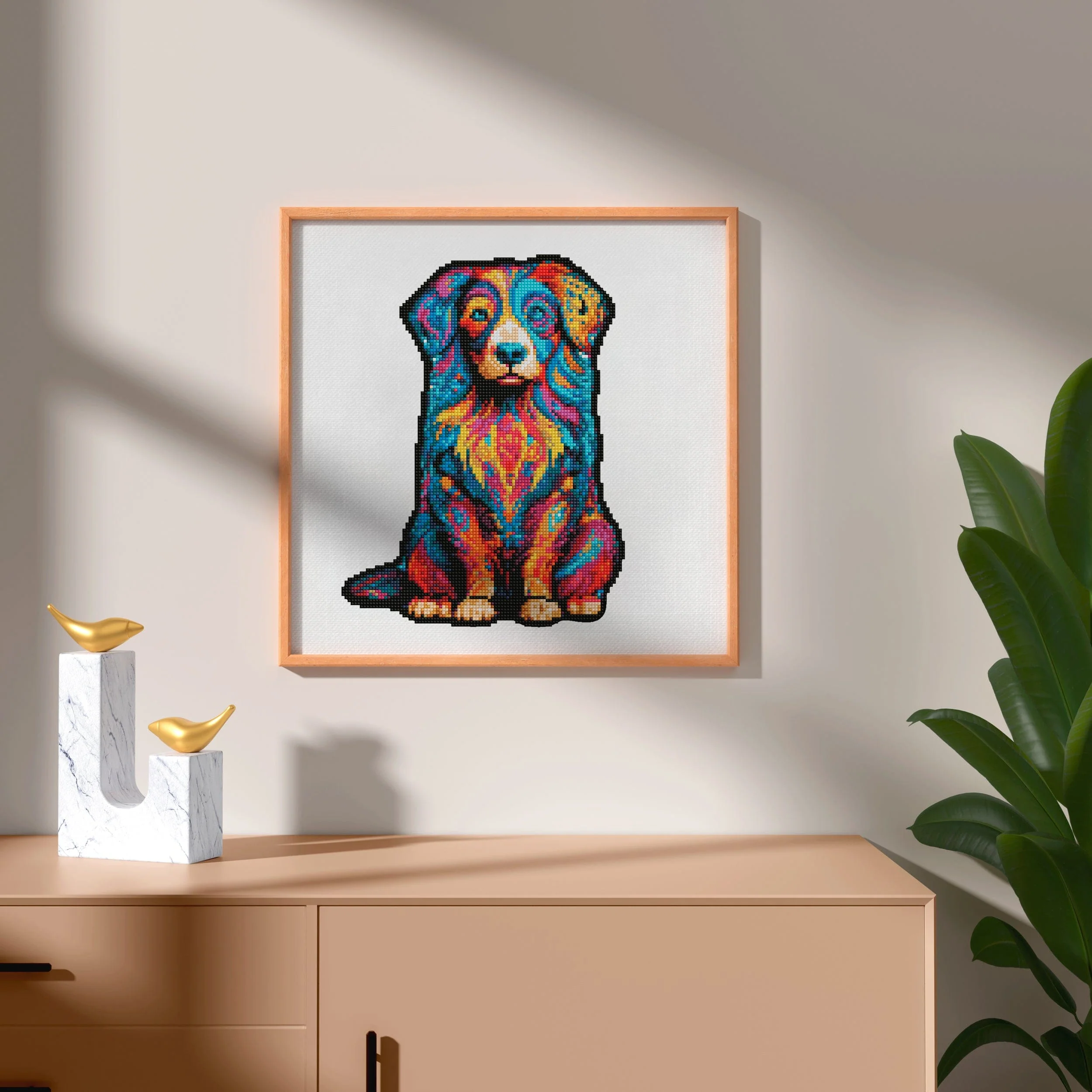 Australian Shepherd Dog - Diamond Painting Kit
