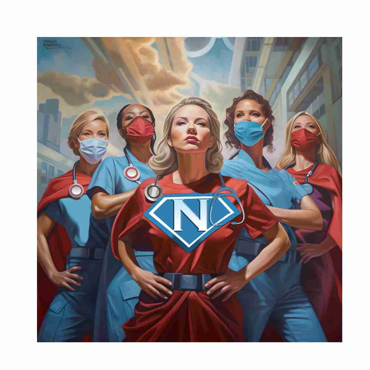 Nurses Are Superheroes - Jigsaw Puzzle