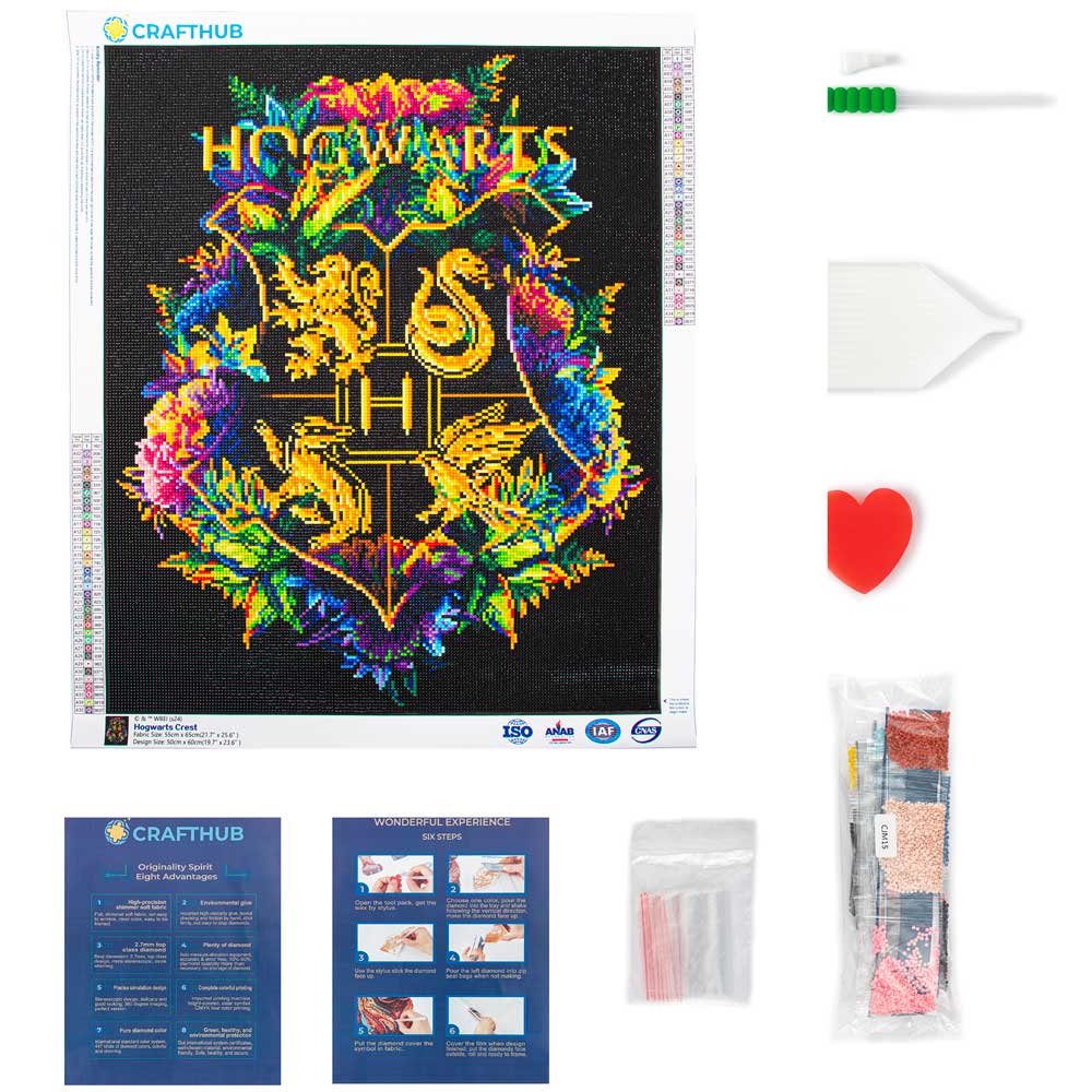 Hogwarts Crest - Diamond Painting Kit