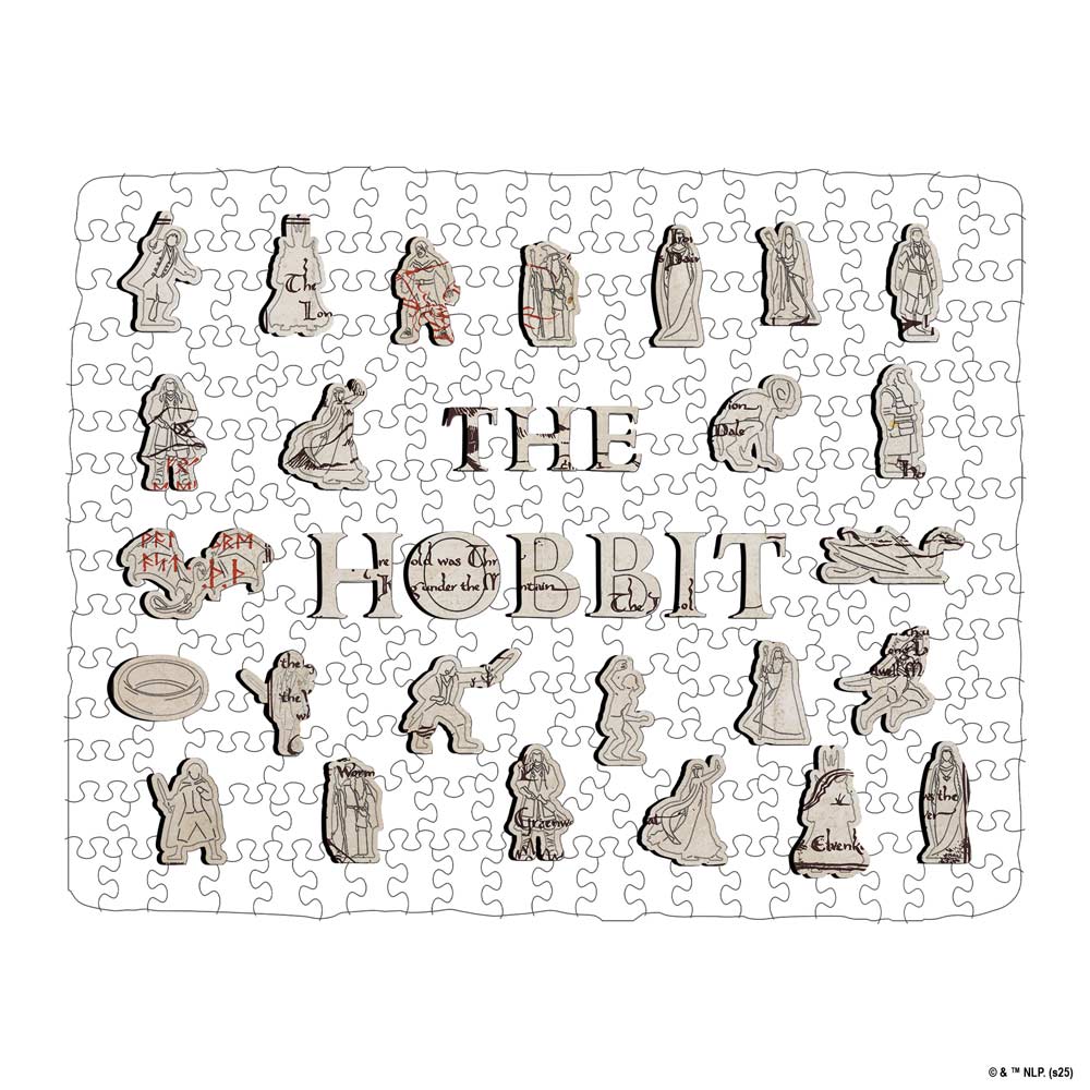 Thrór's Map - Wooden Jigsaw Puzzle
