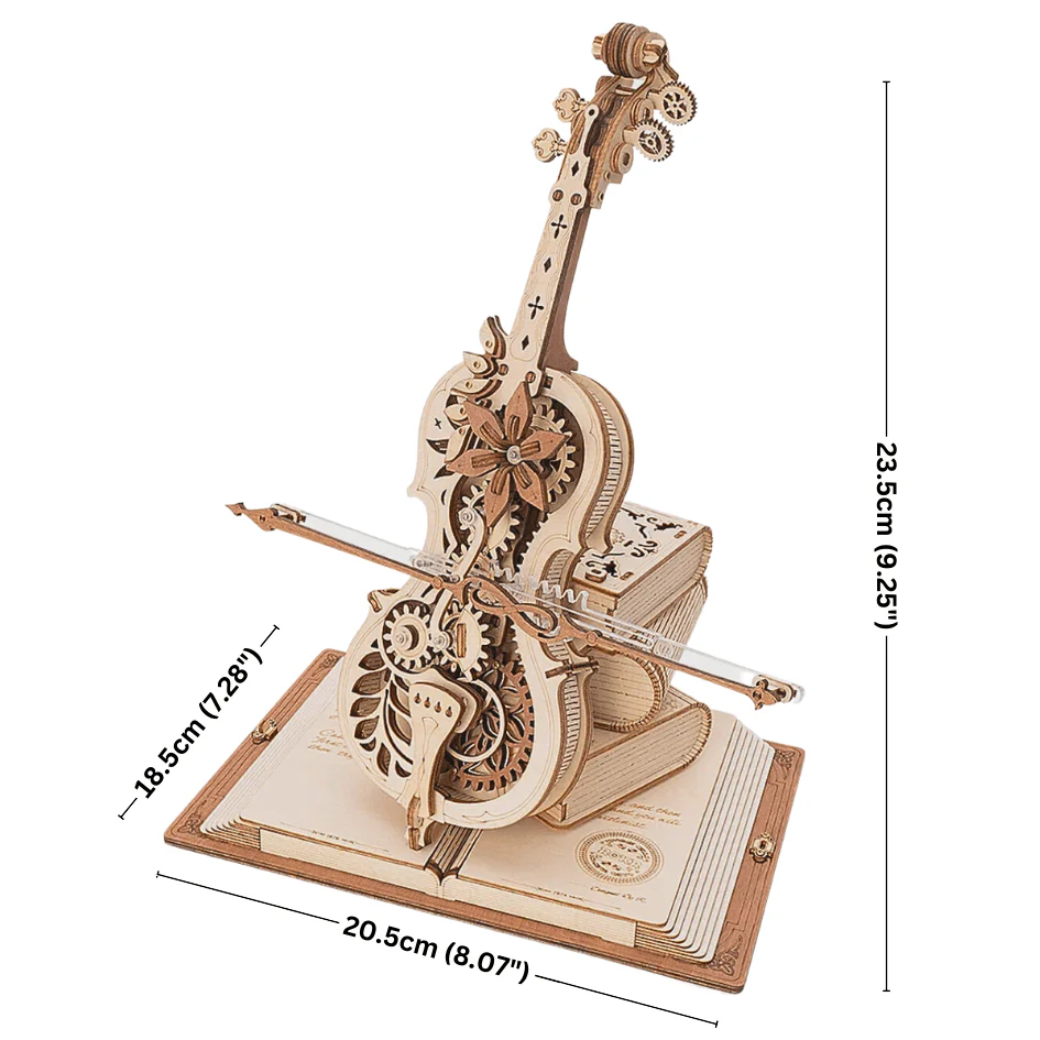 Magic Cello Music Box 3D Puzzle