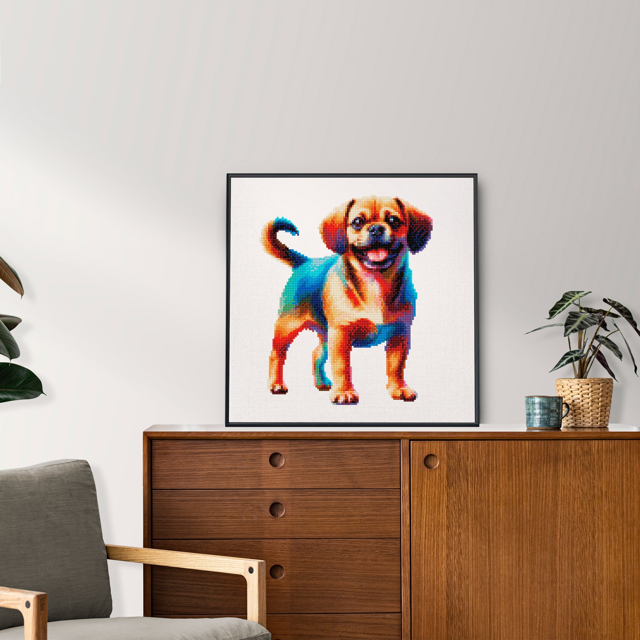 Puggle Dog - Diamond Painting Kit