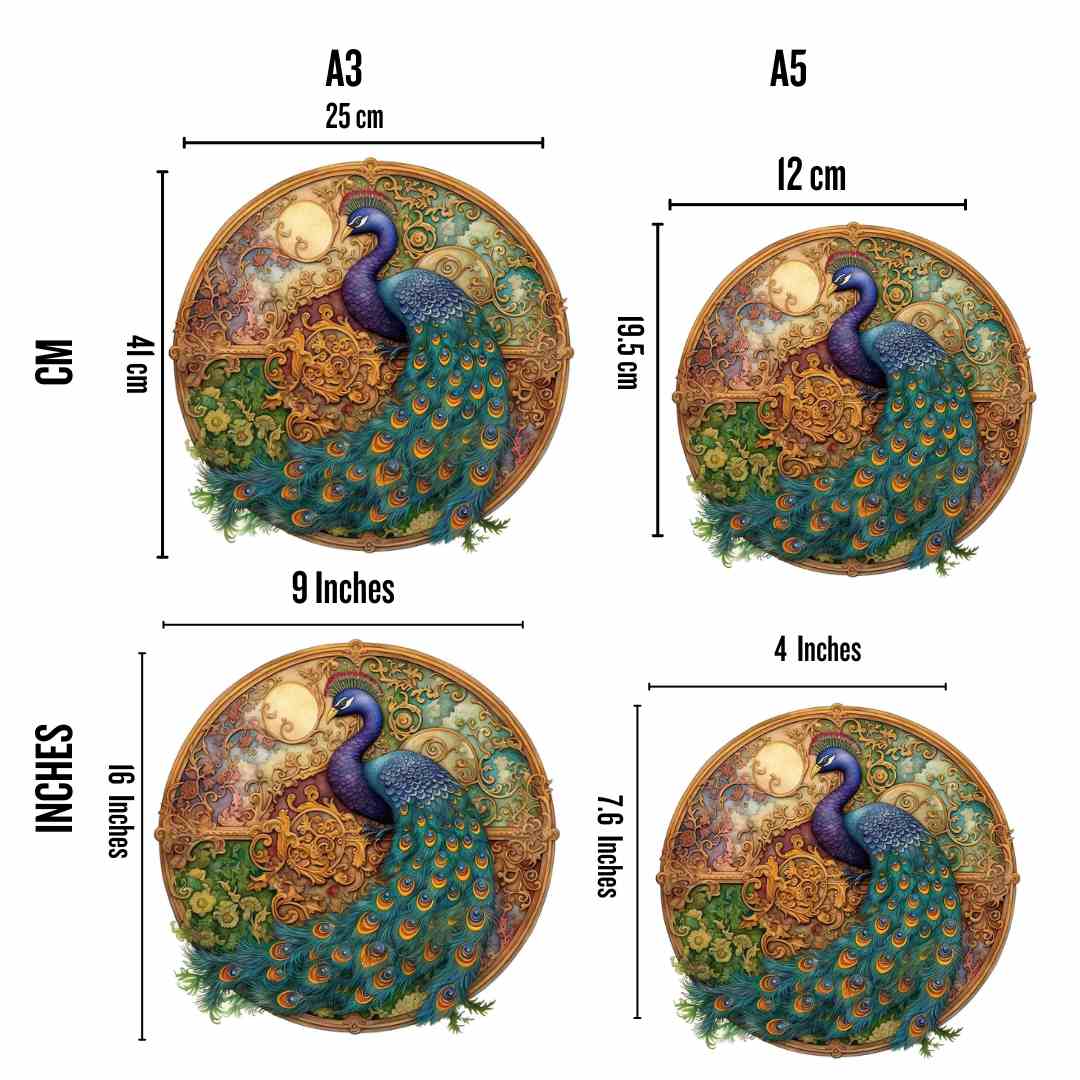 Celestial Peacock - Jigsaw Puzzle