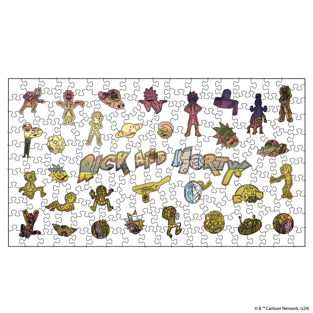 Rick and Morty Another Planet - Wooden Jigsaw Puzzle
