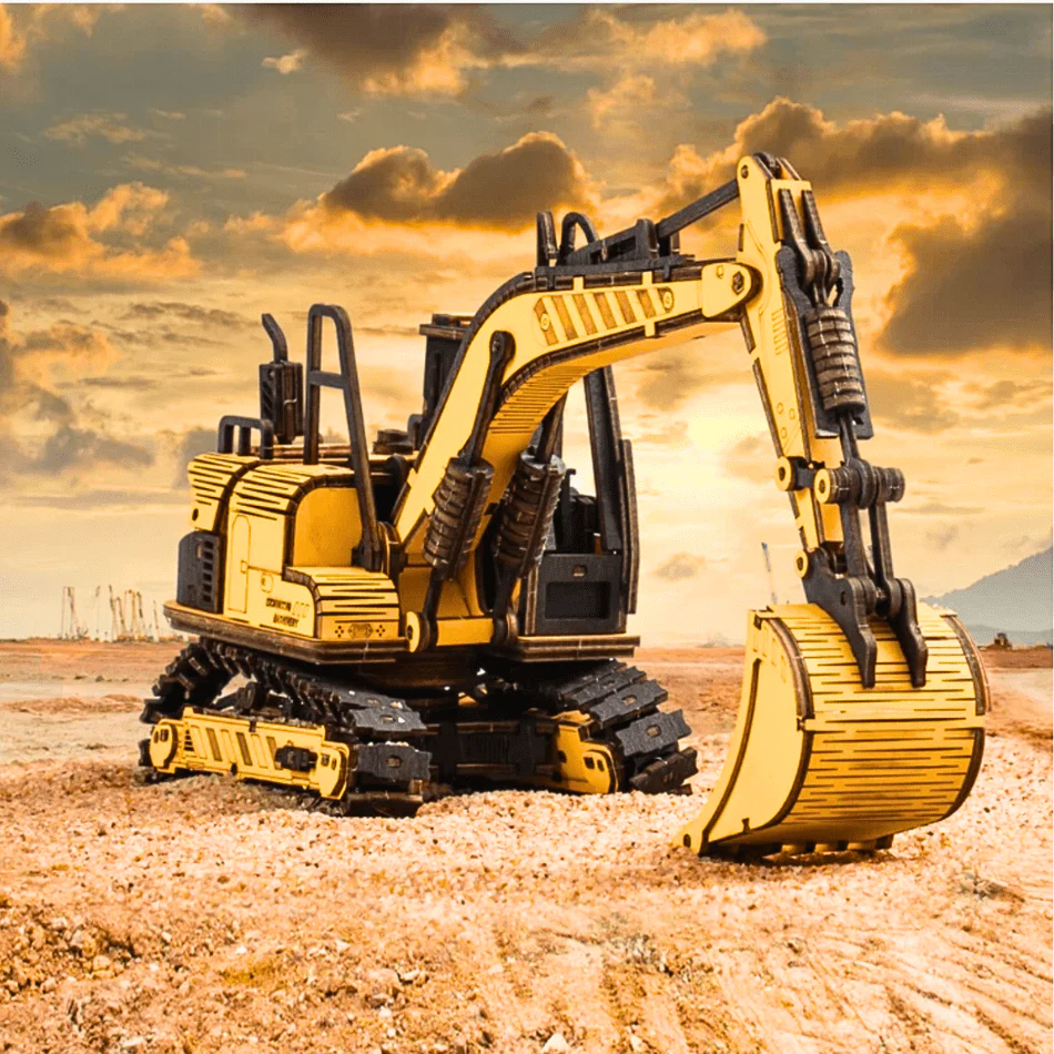 Excavator Engineering Vehicle 3D Puzzle