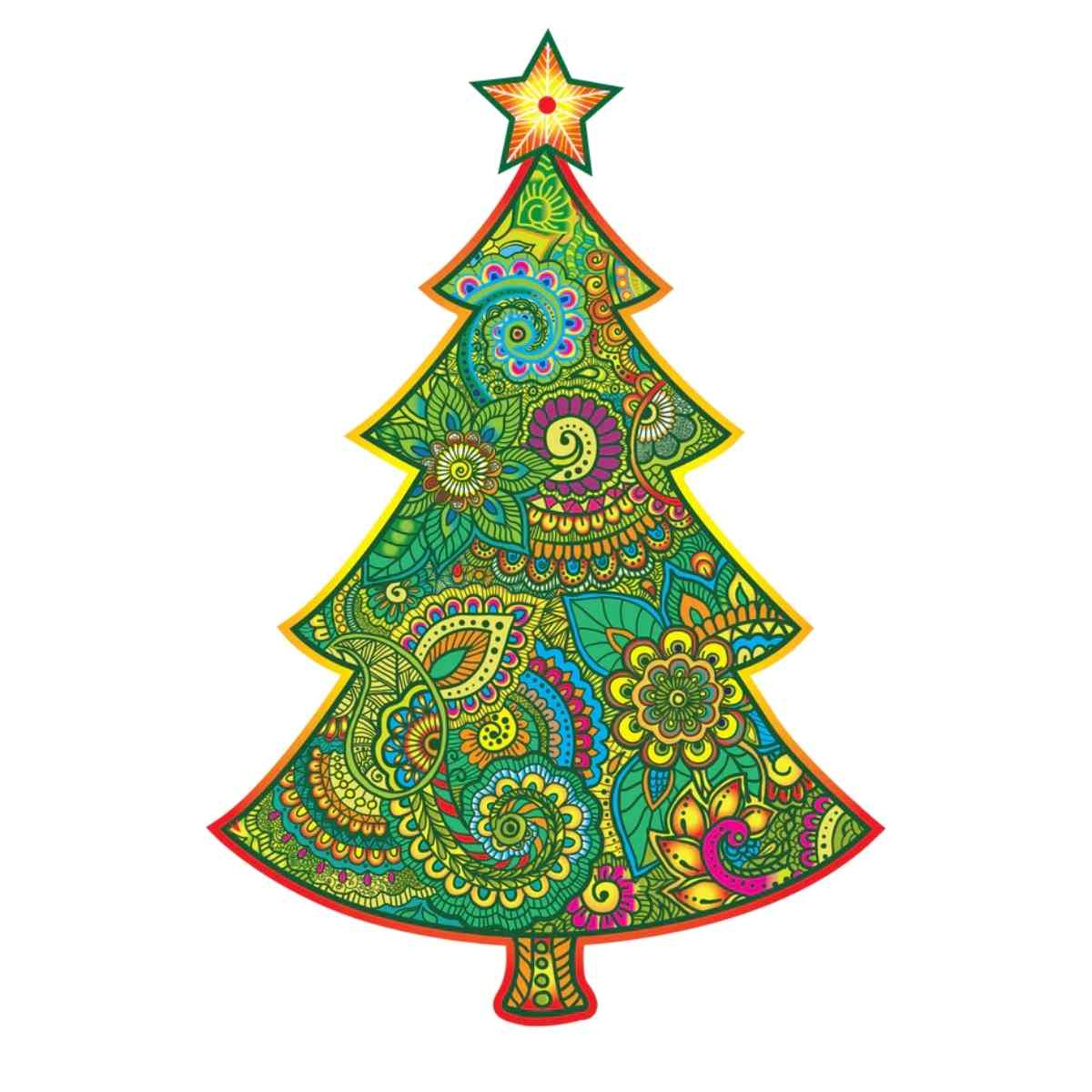 Christmas Tree - Wooden Jigsaw Puzzle