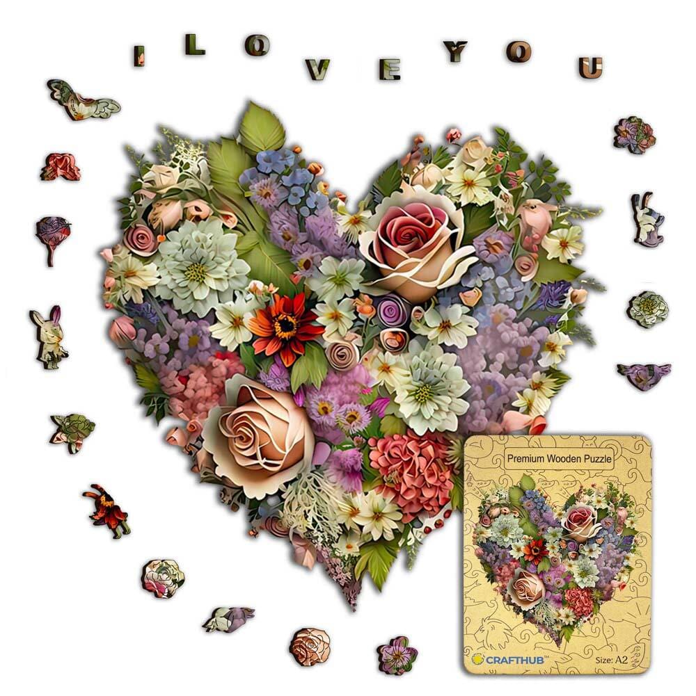 Blooming Heart - Jigsaw Puzzle