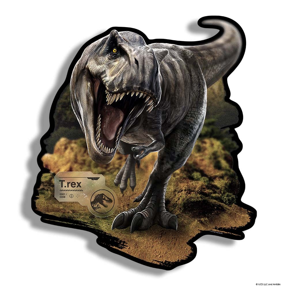 T. rex Rampage - Wooden Jigsaw Puzzle