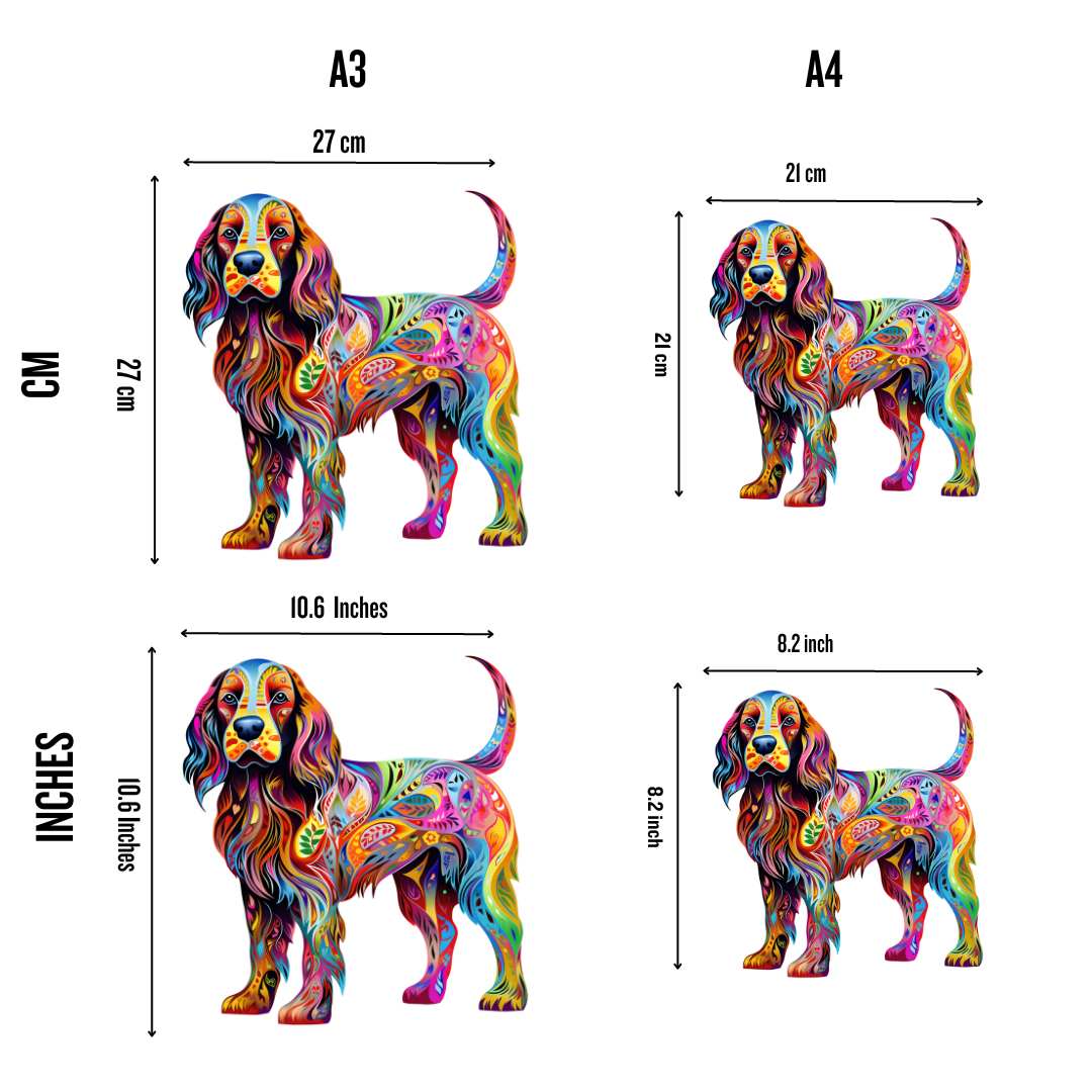 English Springer Spaniel Dog / Sprocker - Jigsaw Puzzle