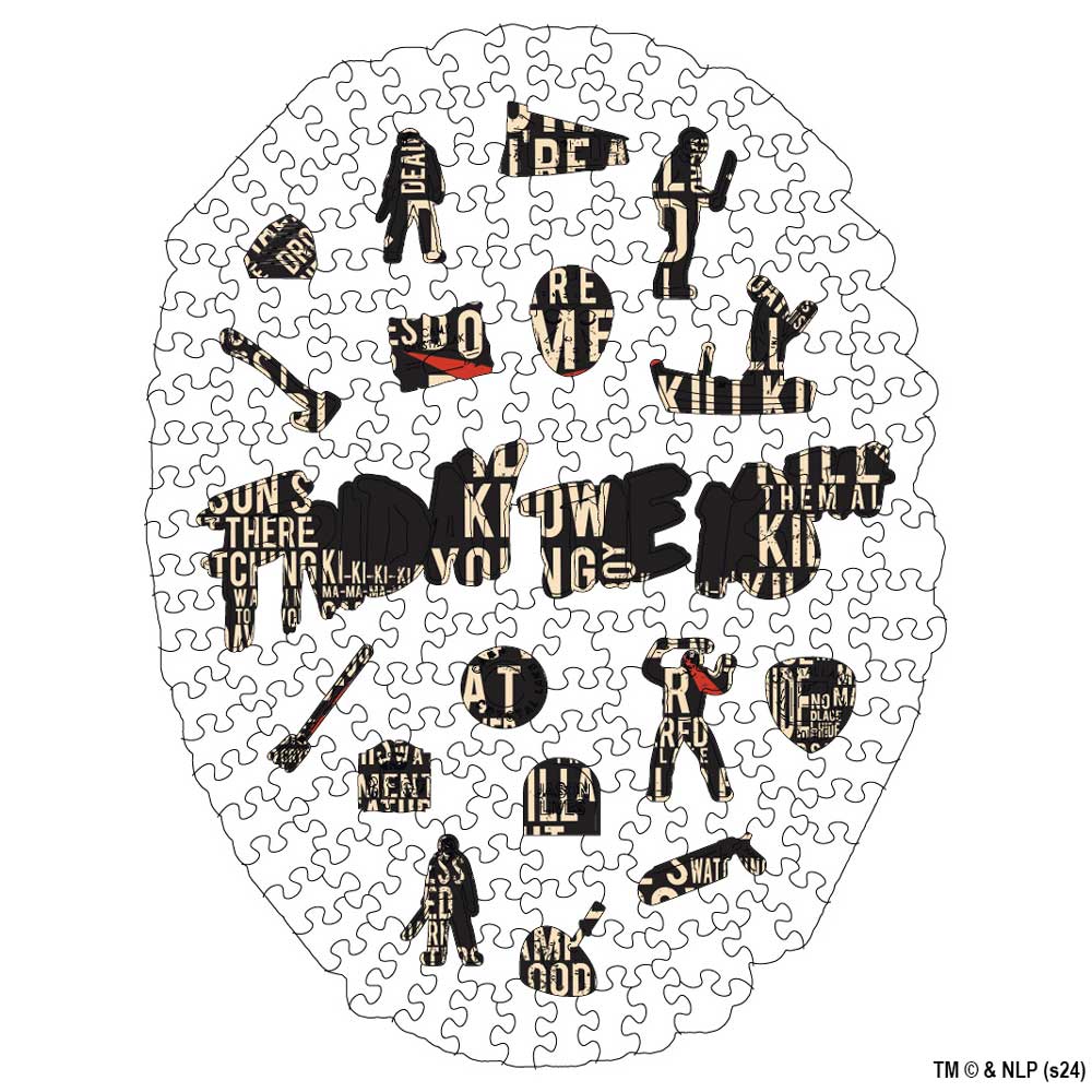 Jason Words of Fear - Wooden Jigsaw Puzzle