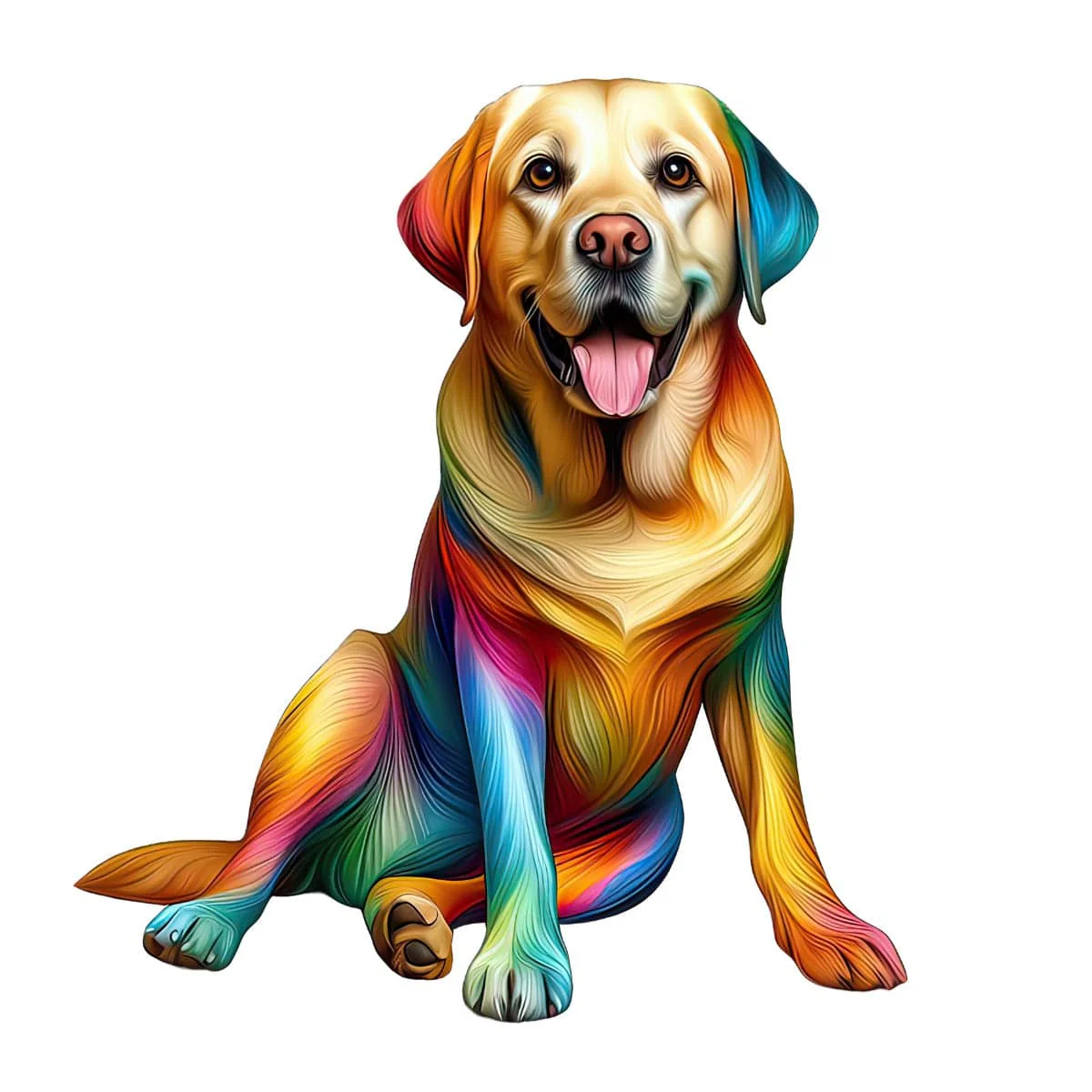 Yellow Labrador Dog - Jigsaw Puzzle